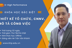 Thiết kế Sơ đồ tổ chức, CNNV và MTCV (Khóa chuyên biệt)